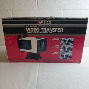 Ambico V-0651 All-In-One Video Transfer Photos Films Slides to Video Tape Boxed